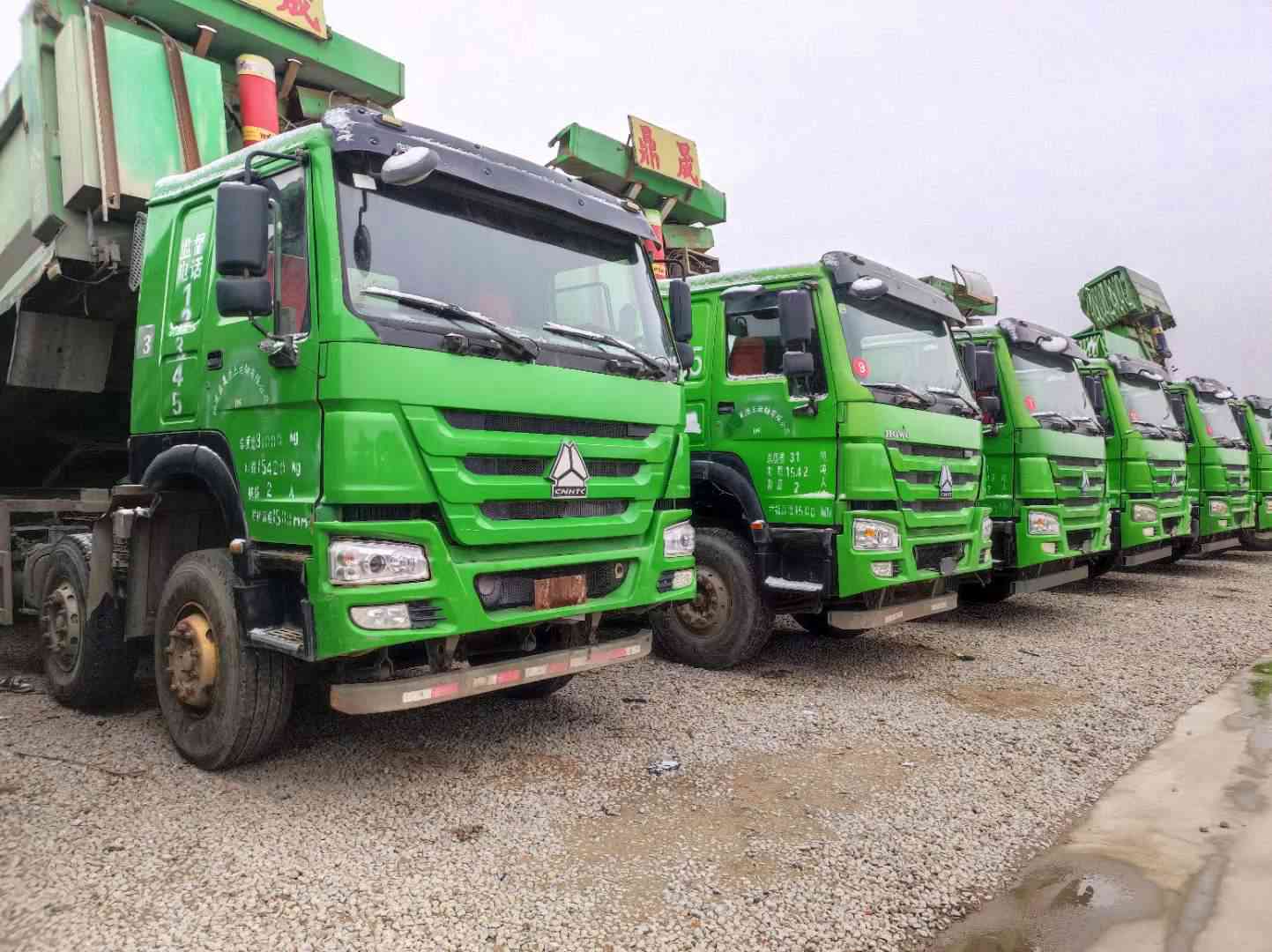 二手渣土车自卸车