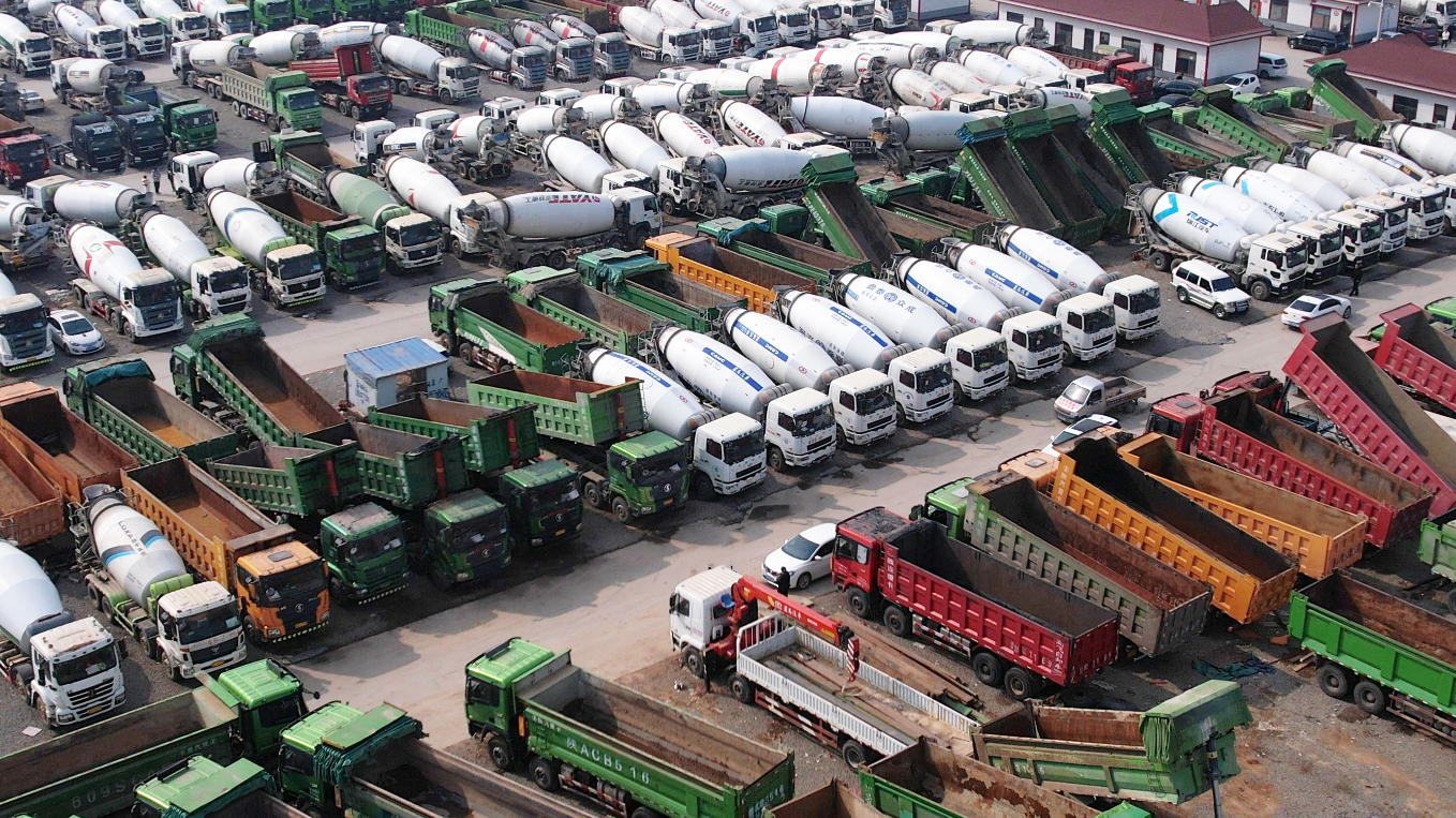 二手混凝土搅拌车实景