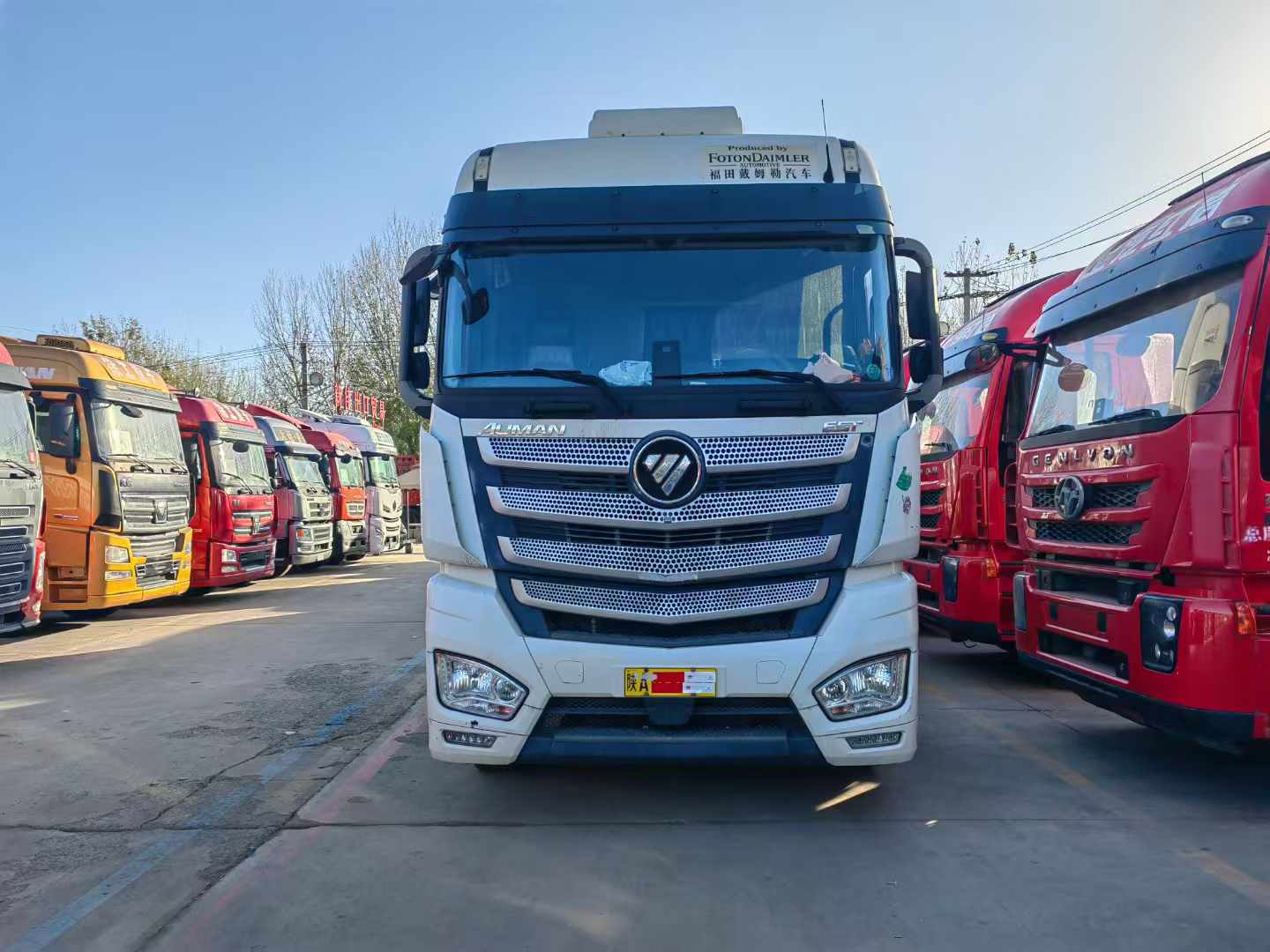 梁山二手货车市场,欧曼EST二手牵引车