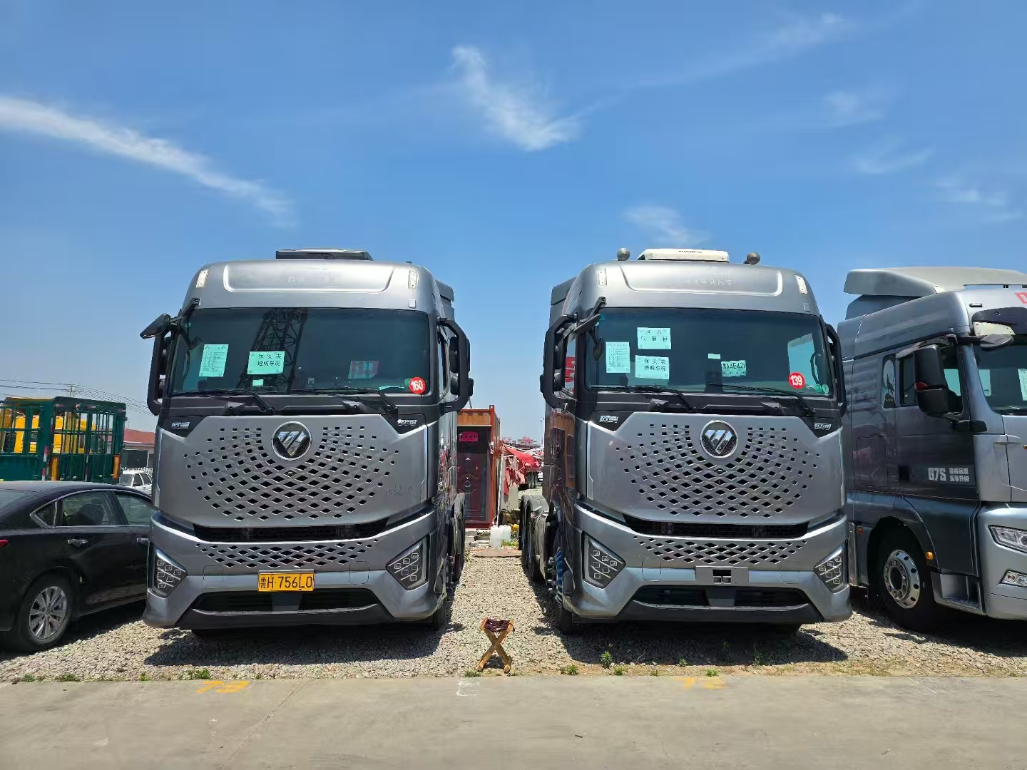 二手欧曼银河国六牵引车