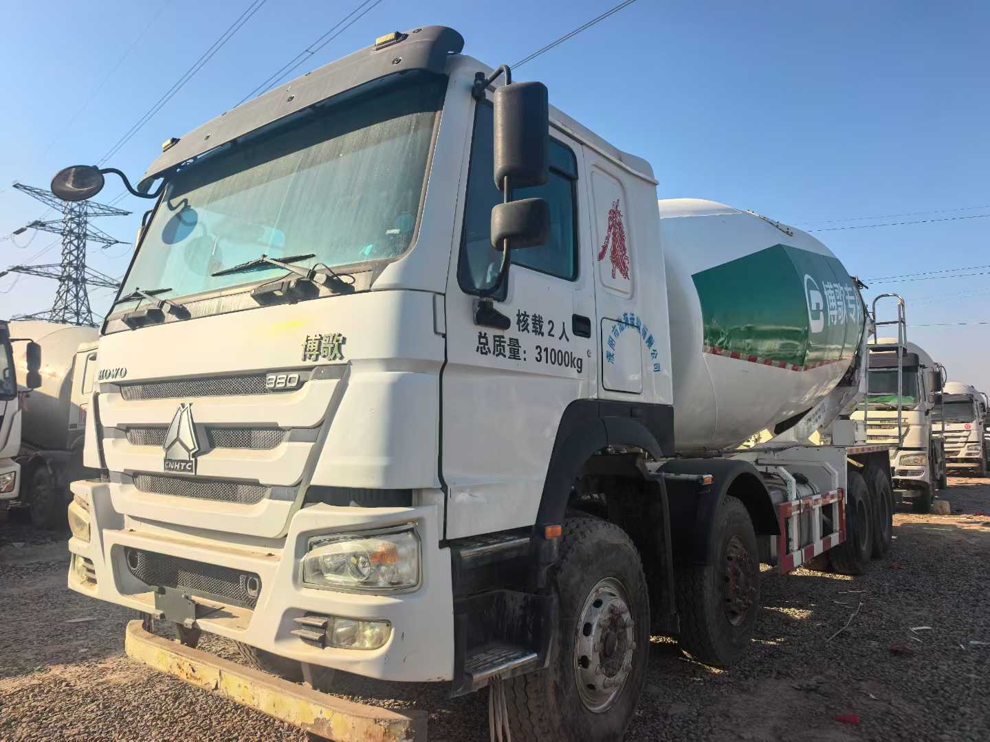 豪沃博歌大20方二手搅拌车